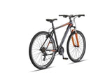 Mirage Oversized MTB 27.5 Inch 50 cm Unisex 21SP Rim Brakes Black/Orange-2