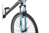 Mirage Oversized MTB 27.5 Inch 50 cm Unisex 21SP Rim Brakes Black/Turquoise-4