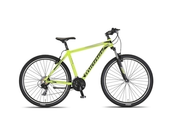 Mirage Oversized MTB 29 Inch 50 cm Unisex 21SP Rim Brakes Lime/Black-0