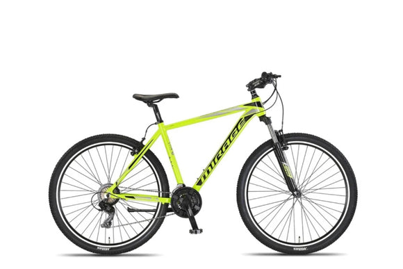 Mirage Oversized MTB 27.5 Inch 50 cm Unisex 21SP Rim Brakes Lime/Black-0