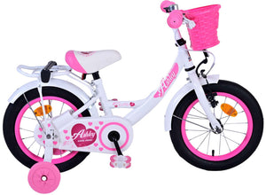 Ashley 14 Inch 22,5 cm Girls Coaster Brake White/Pink-0