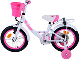 Ashley 14 Inch 22,5 cm Girls Coaster Brake White/Pink-1