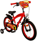 Cars 16 Inch 28 cm Boys Coaster Brake Red/Black-2