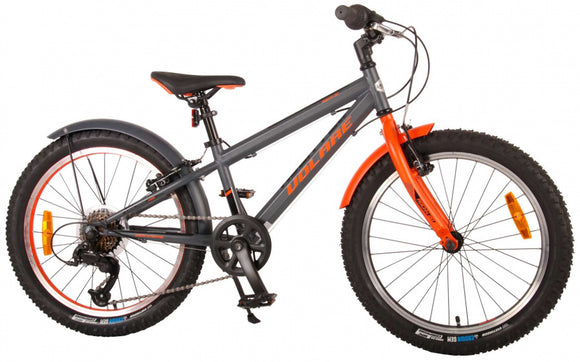 Rocky 20 Inch 27 cm Boys 6SP Rim Brakes Grey/Orange-0