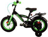Thombike 12 Inch 21,5 cm Boys Coaster Brake Black/Green-1