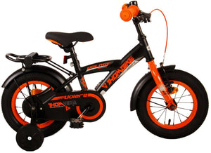 Thombike 12 Inch 21,5 cm Boys Coaster Brake Black/Orange-0