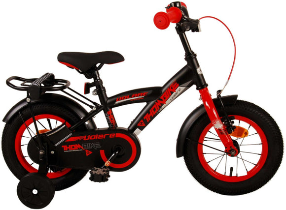 Thombike 12 Inch 21,5 cm Boys Coaster Brake Black/Red-0