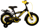Thombike 12 Inch 21,5 cm Boys Coaster Brake Black/Yellow-0