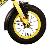 Thombike 12 Inch 21,5 cm Boys Coaster Brake Black/Yellow-5