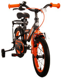 Thombike 14 Inch 22,5 cm Boys Coaster Brake Black/Orange-2