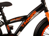Thombike 16 Inch 23 cm Boys Coaster Brake Black/Orange-4