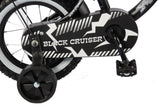 Black Cruiser 14 Inch 25 cm Boys Coaster Brake Matte black-2