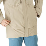 Ski Jacket Salomon Stance Cargo Beige Men-3