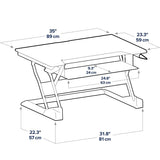 Screen Table Support Ergotron WorkFit-T-1