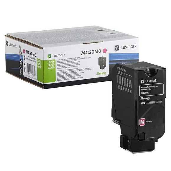 Toner Lexmark 74C20M0 Black Magenta-0