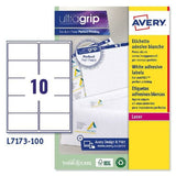 Printer Labels Avery L7173 99,1 x 57 mm White 100 Sheets (5 Units)