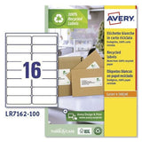 Printer Labels Avery LR7162 99,1 x 33,9 mm White 100 Sheets (5 Units)