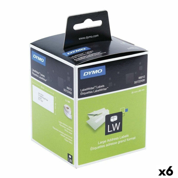 Printer Labels Dymo 99012 LabelWriter™ 36 x 89 mm White Black-0