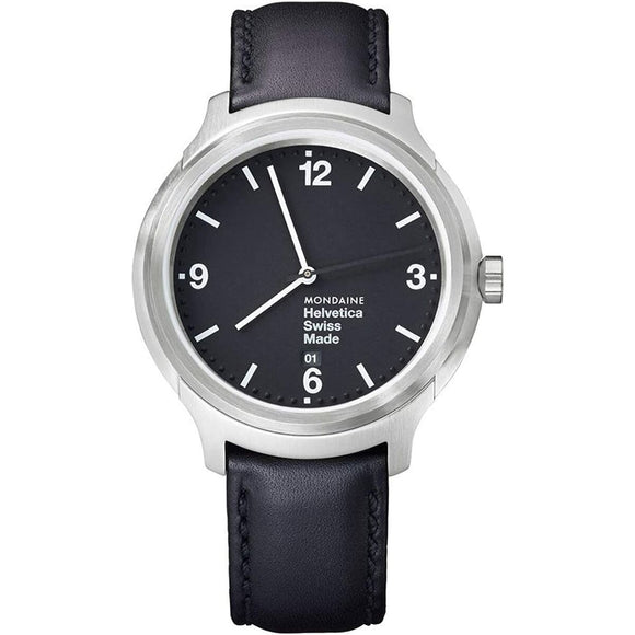 Чоловічий годинник Mondaine HELVETICA № 1 BOLD (Ø 43 мм)
