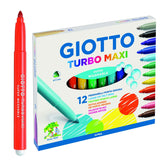 Set of Felt Tip Pens Giotto Turbo Maxi Multicolour (60 Units)-1