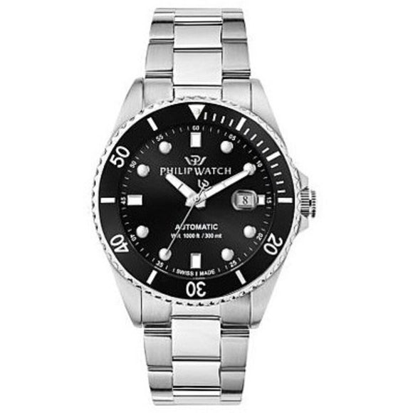 Men's Watch Philip Watch R8223216009 Black Silver-0