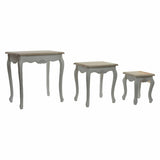 Set of 3 tables DKD Home Decor Wood White (60 x 40 x 61 cm) (3 pcs)-0
