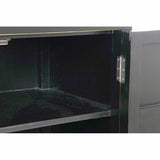 Sideboard DKD Home Decor   Black Golden Metal Poplar 150 x 50 x 80 cm-2