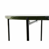 Side table DKD Home Decor Crystal Black Metal Modern (50 x 50 x 42 cm)-3