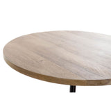 Side table DKD Home Decor Brown Black Wood Metal (90 x 90 x 106 cm)
