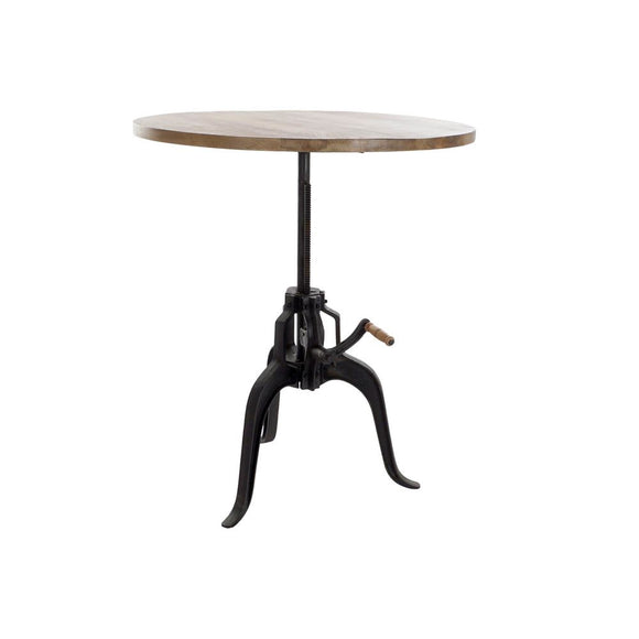 Side table DKD Home Decor Brown Black Wood Metal (90 x 90 x 106 cm)