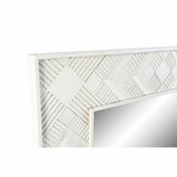 Wall mirror DKD Home Decor White Mango wood Rhombus (154 x 4 x 92 cm)-3