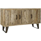 Sideboard DKD Home Decor Metal Mango wood (140 x 43 x 75 cm)-7