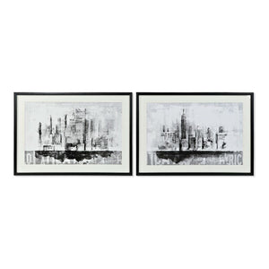 Painting DKD Home Decor CU-180446 84 x 3 x 60 cm New York (2 Units)-0