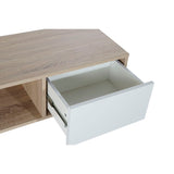 TV furniture DKD Home Decor White Metal MDF Wood (160 x 40 x 50 cm)-2