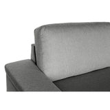 Диван DKD Home Decor Polyester Linen Loft Dark Grey (210 x 84 x 84 см)