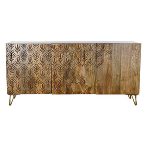 Sideboard DKD Home Decor Metal Mango wood (160 x 45 x 75 cm)