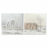 Painting DKD Home Decor Canvas Trees (100 x 3,8 x 100 cm) (2 Units)-0