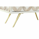 Sideboard DKD Home Decor White Golden Brass Mango wood (93 x 41 x 114,5 cm)-4