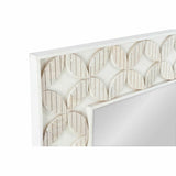 Wall mirror DKD Home Decor Mirror White Mango wood Rhombus (154 x 4 x 92 cm)-2