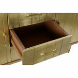 Sideboard DKD Home Decor Golden Natural Brass Mango wood 150 x 43 x 77 cm-5