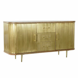 Sideboard DKD Home Decor Golden Natural Brass Mango wood 150 x 43 x 77 cm-0