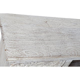 TV furniture DKD Home Decor 8424001858347 Metal White Mango wood 160 x 40 x 65 cm-2