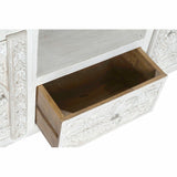 TV furniture DKD Home Decor White 151 x 40 x 60 cm Wood Mango wood-3