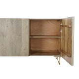 Sideboard DKD Home Decor Metal Mango wood (160 x 45 x 75 cm)-2