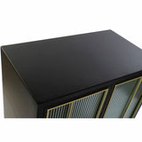 Sideboard DKD Home Decor   Black Natural Crystal MDF Wood 70 x 40 x 117 cm-1