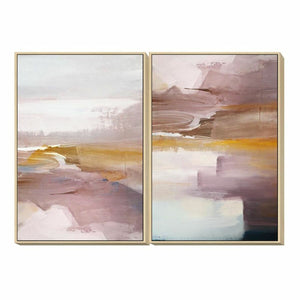 Painting DKD Home Decor S3018409 Abstract Modern (80 x 4 x 120 cm) (2 Units)-0