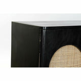 Sideboard DKD Home Decor Black Natural Rattan Mango wood (150 x 40 x 65 cm)-7