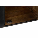 Sideboard DKD Home Decor Black Natural Rattan Mango wood (150 x 40 x 78 cm)-3
