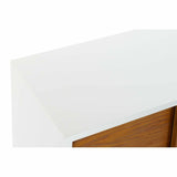 TV furniture DKD Home Decor White 100 x 40 x 50 cm Brown MDF Wood-1