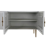 Sideboard DKD Home Decor Golden White Iron Mango wood (180 x 55 x 81 cm)-6